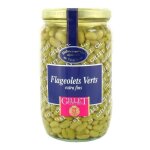 Gillet contres - flageolets verts extra - fins bocal 420g - lot de 4 Gillet contres - flageolets verts extra - fins bocal 420g - lot de 4