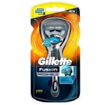 Rasoir - gillette - fusion proshield - bleu - gris - argent