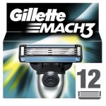 Gillette lames mach3 (pack de 12)
