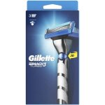 Rasoir - gillette - mach 3 turbo - mixte - 1 recambio - confort optimal avec crme  raser