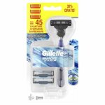 Rasoir - gillette - mach3 start - 2 recharges - confort optimal - pour homme adulte