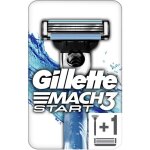 Rasoir gillette mach3 start - 3 lames - 2 recharges de lames incluses