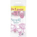Gilllette simply venus rasoirs jatables double lames basic x4