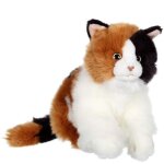 Gipsy toys - chat mimiz tricolore - peluche - 28 cm