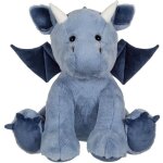 Gipsy toys - dragon floppy - peluche - 30 cm - bleu