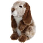 Gipsy toys - lapin bélier - peluche - 18 cm - marron Gipsy toys - lapin bélier - peluche - 18 cm - marron