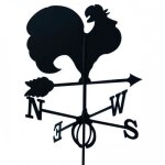 Girouette coq en fer forg�