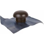 Chapeau de ventilation avec collerette dtanchit - 100mm - tuile girpi