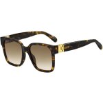 Lunettes de soleil givenchy - safilo gv 7141 / g / s 53 / 19 / 145 havana / brown shaded ac�tate femme ...