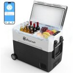 Glaci�re �lectrique 55l foursun c55 ? - 20~20�c double zone bluetooth 12 / 24 / 230v ? camping & voyage ...