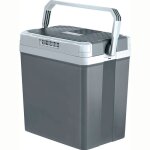 Glacire lectrique portable 24 litres 12v / 220 - 240v voiture et camping briebe cf1152 58 w gris 00997 ...