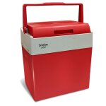 Glacire lectrique portable 28 litres 12v / 220 - 240v voiture et camping briebe cf1153red 55w rouge ...