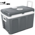 Glacire lectrique portable 40 litres 12v / 220 - 240v voiture et camping briebe cf1155 58 w gris 01024 ...