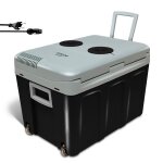 Glacire lectrique portable 40 litres 12v / 220 - 240v voiture et camping briebe cf1155blk 58 w noir ...