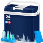 Glaci�re thermo�lectrique - kesser - 24 litres - refroidit et chauffe - 12v et 230v - mode eco et max ...
