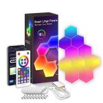 Glide hexa panneaux lumineux appliques murales intérieures hexagonales led wi - fi rgbic pour salon chambre ... Glide hexa panneaux lumineux appliques murales intérieures hexagonales led wi - fi rgbic pour salon chambre ...