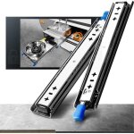 Glissi�re pour tiroir charge lourde - pzcc - capacit� 120 kg - 300 mm - roulement � billes - verrouillage ...