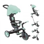 Tricycle explorer v2 4 en 1 - globber - pastel menthe - pour enfants 10 mois  5 ans - montage facile ...