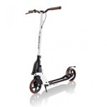 Globber - trottinette one k 180 br guidon fixe avec frein vintage - blanc