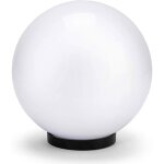Globe de jardin ext�rieur - swamee - 200 mm - blanc - �tanche ip44 - compatible led - douille e27 - diffusion ...