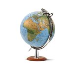 Globe terrestre lumineux - jpc - 40 cm - bleue - physique / politique - loupe Globe terrestre lumineux - jpc - 40 cm - bleue - physique / politique - loupe
