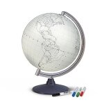 Globe terrestre the blank globe - fourni avec 4 feutres - taille unique - multicolore