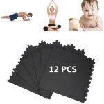 Gmm - 12 pices tapis dexercice avec dalles embotables en mousse eva tapis de yoga gymnastique - 63cm ...