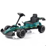 Go kart � p�dale aston martin formule 1 - pour enfants - 3 � 6 ans - roues eva - vert