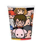 8 gobelets carton harry potter dessin 25cl multicolore