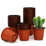 Godets de semis 100 pi�ces pots pour semis en plastique avec a�ration pour professionnels et amateurs ...