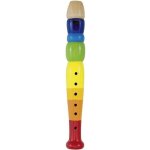 Goki flte  bec arc en ciel - l20cm - bois