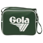 Gola sac  paule bandoulire vert blanc pour femme et homme - redford bottle green / white 55280