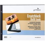 Goldbuch recharge pour album photos feuilles noires avec feuilles intercalaires en pergamine 30x38 cm ...