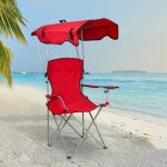 Goldcmn fauteuil de campingchaise de plage pliante avec toit de parasol et porte - boisson structure ... Goldcmn fauteuil de campingchaise de plage pliante avec toit de parasol et porte - boisson structure ...