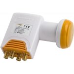 Golden lnb quad universel 01db t�te parabole satellite full hd 4k astra eutelsat