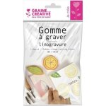 Sachet 1 plaque de gomme  graver pour linogravure - 15 x 10 cm