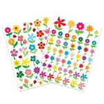 Gommettes fleurs - ctop - 87 pi�ces - assortiment de couleurs - pour enfants - mixte