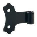 Gond - torbel - 61pat2j - fixation tableau - aluminium - noir 125 mm