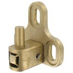 Gond multifix 3 35 60 - embase et oreille cupro aluminium - diamtre 12mm - hauteur 25mm - axe rglable ...