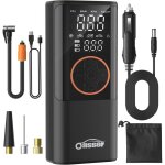Gonfleur pneus voiture sans fil 6000mah mini compresseur � air portatif 150 psi (103 bar) inflation rapide. ...