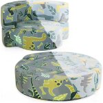 Goplus canap� enfants 2 en 1 en flanelle - housse lavable en machine - rembourrage en eponge douce - ...