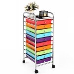 Goplus chariot / tour de rangement avec 10 tiroirs amoviblespour salle de bain maison bureau325x37x86cmarc ... Goplus chariot / tour de rangement avec 10 tiroirs amoviblespour salle de bain maison bureau325x37x86cmarc ...