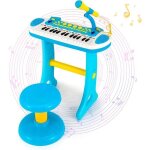 Goplus clavier de piano enfant  31 touchesjouet piano lectronique avec tabouret / microphone22 dmopour ...