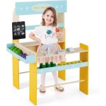 Goplus Épicerie pour enfants stand de marchande en bois avec 36 légumes et fruits à découper auvent panneau ... Goplus Épicerie pour enfants stand de marchande en bois avec 36 légumes et fruits à découper auvent panneau ...
