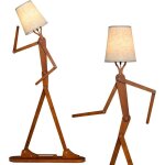 Goplus lampadaire décorative sur pied 160 cm à forme humaine lampe en bois avec articulations réglables ... Goplus lampadaire décorative sur pied 160 cm à forme humaine lampe en bois avec articulations réglables ...