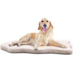 Goplus lit pour chien tapis pour chien moelleux avec housse amovible & mousse  mmoire de forme matelas ...