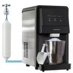 Goplus machine à glaçons 27 kg en 24 h glace facile à mâcher distributeur automatique purificateur deau ... Goplus machine à glaçons 27 kg en 24 h glace facile à mâcher distributeur automatique purificateur deau ...