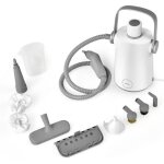 Goplus nettoyeur vapeur à main 1000w avec 3 bars de pression machine de nettoyage à vapeur avec réservoir ... Goplus nettoyeur vapeur à main 1000w avec 3 bars de pression machine de nettoyage à vapeur avec réservoir ...