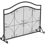 Goplus pare - feu de cheminée 113x34x84cmécran de cheminée pour isolation des Étincelles et cendrespanneau ... Goplus pare - feu de cheminée 113x34x84cmécran de cheminée pour isolation des Étincelles et cendrespanneau ...
