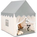 Goplus tente de jeu pour enfants int�rieur et ext�rieur 105x120x140cmch�teau de jardin pour gar�ons et ...